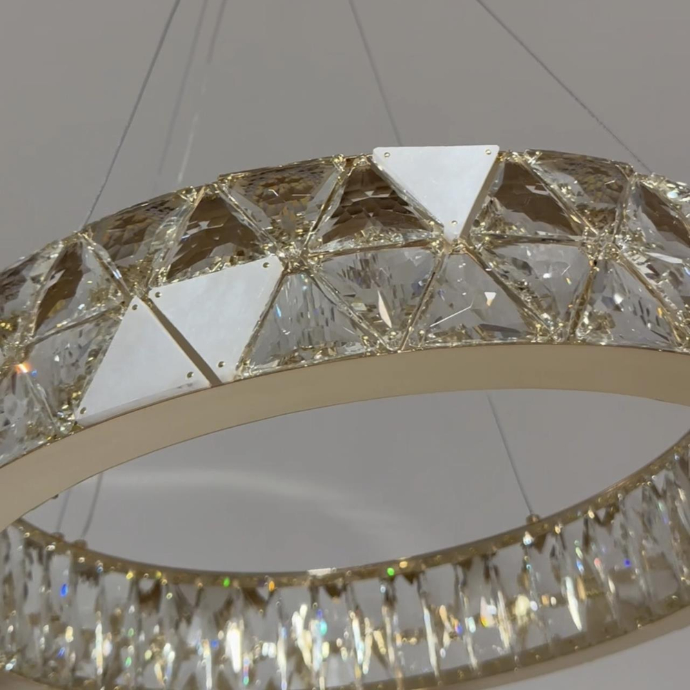 Подвесная светодиодная люстра Modelux ML.6982.600P GD