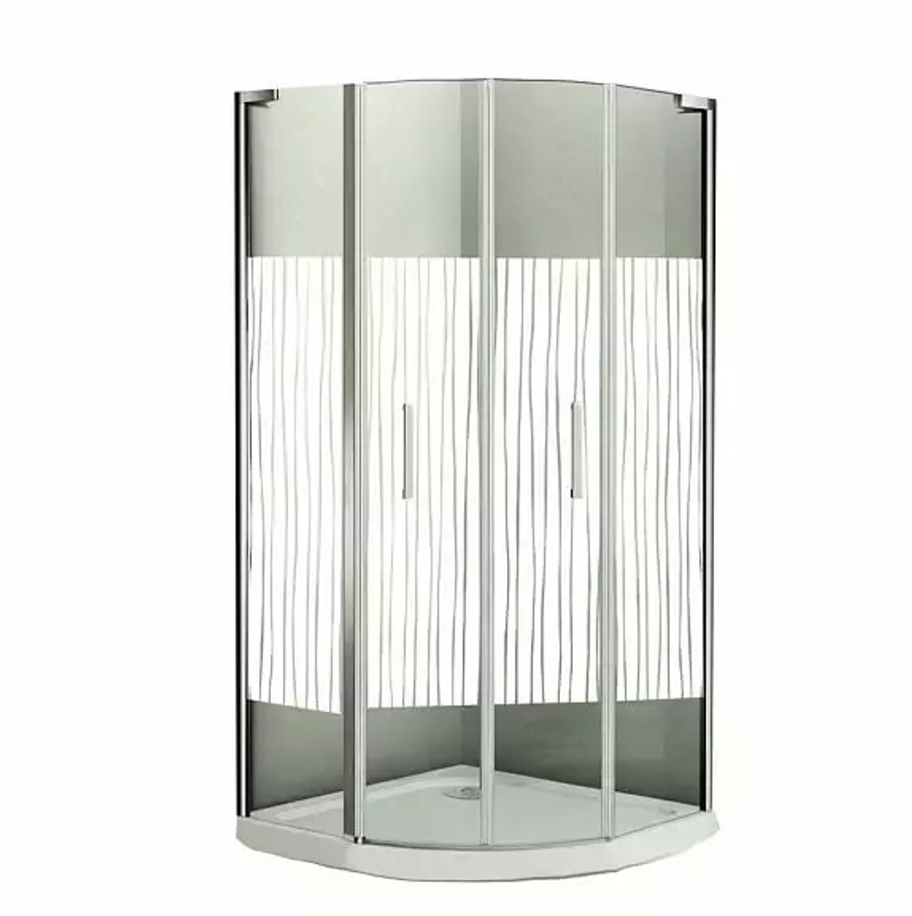 Душевой уголок Bas Pandora Rad-80-T-CH 80*80*185 без поддона