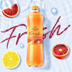 Газированный напиток Aqua Minerale Fresh Цитрус, 1 л