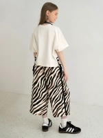 Костюм для девочки, футболка и кюлоты