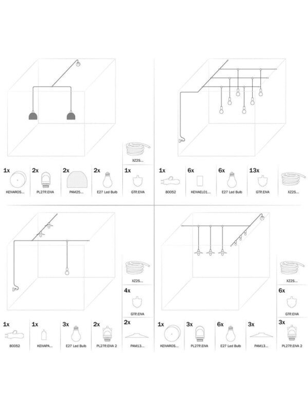 Патроны Creative Чёрный E27