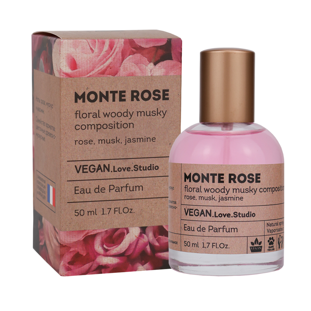 Вода парфюмерная Vegan Love Studio Monte Rose (Веган Лав Студио Монте Роуз) - 50ml for women