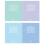 Тетрадь школьная А5 12л линия "Классная - soft", эконом. (BG) микс цветов (комплект 5 шт)