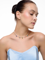 Колье "Pearl mix" Silver