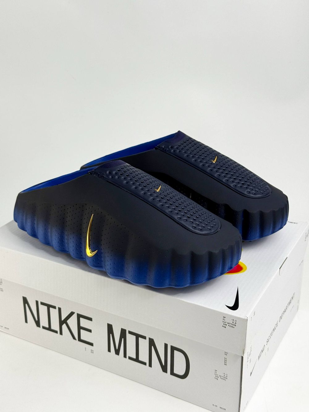 Тапочки Nike Mind 001 #B307 (син.)