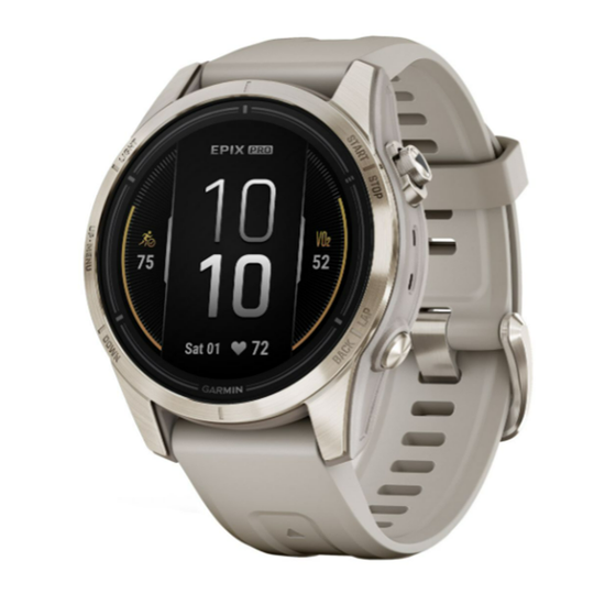Умные часы Garmin Epix Pro (Gen 2) Sapphire Edition 42 мм Beige Soft Gold