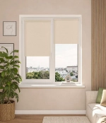 Рулонные шторы из ткани "Филта" - цвет "Миндаль"