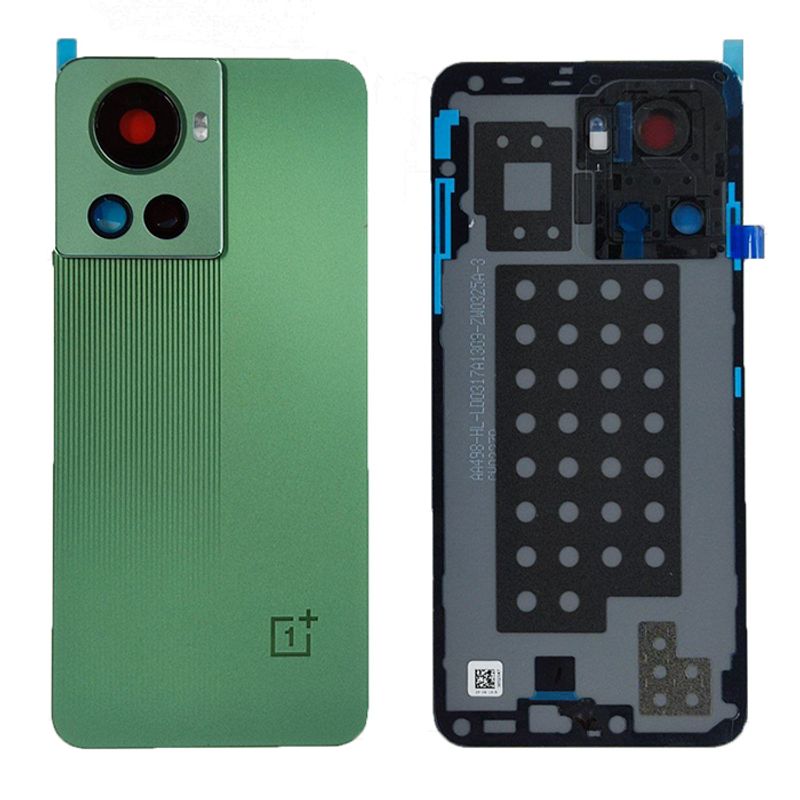 Задняя крышка для OnePlus ACE зеленая (Forest Green) матовая со стеклом камеры