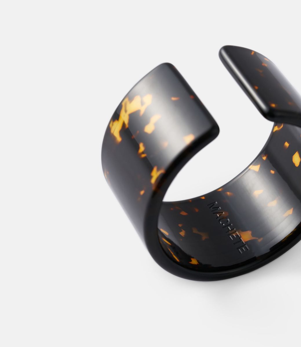 Machete Jumbo Cuff Dark Tortoise — браслет из ацетата