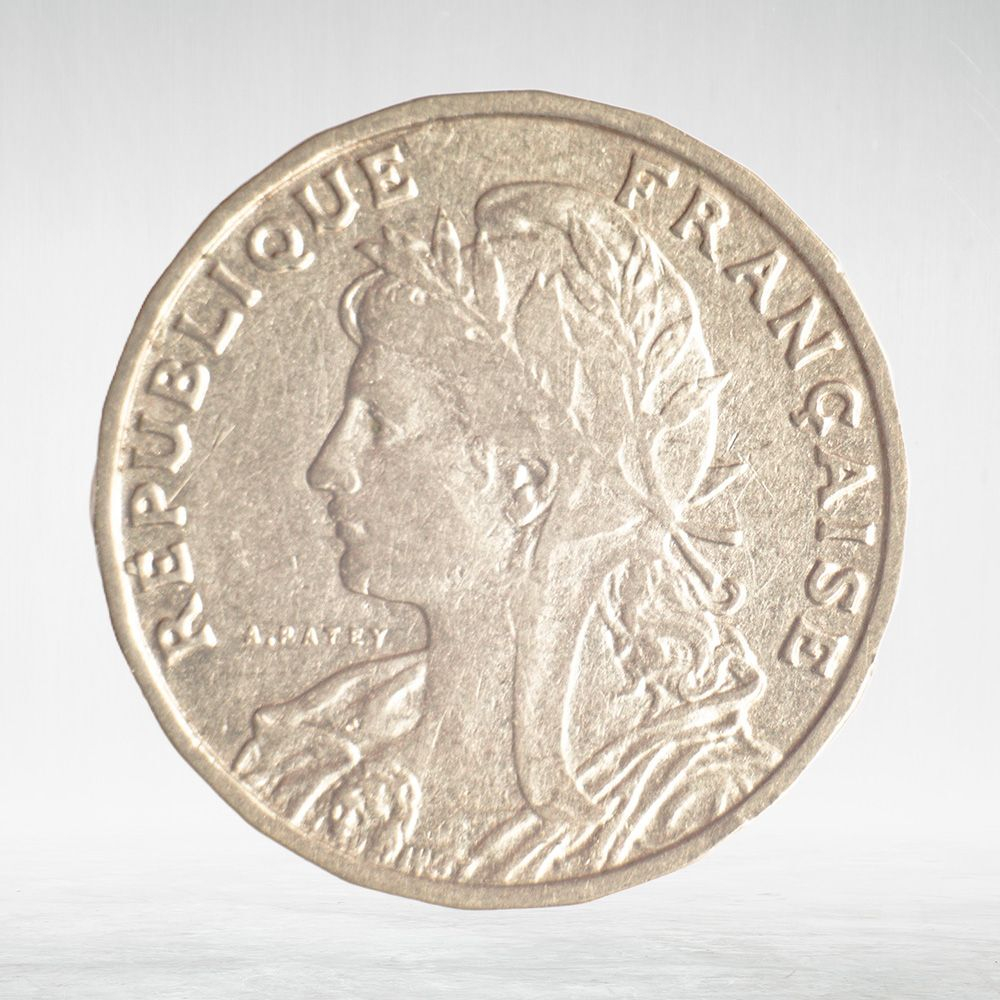 France, 25 Centimes 1904 - A. Patey, VF