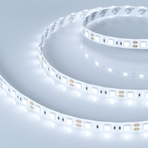 Светодиодная влагозащищенная лента Arlight 14,4W/m 60LED/m 5060SMD белый 5M 014636(2)