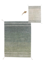 Двусторонний стираемый ковер Lorena Canals Twin Vintage Blue S (120 x 160 см)