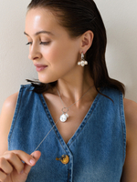 Серьги "White Berry" Silver