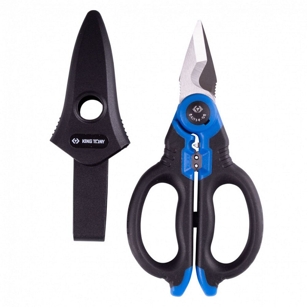 KING TONY (6AB14-06) Ножницы электрика для резки проводов 161 мм