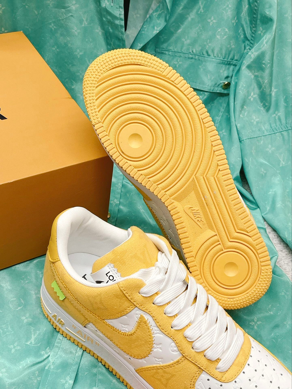 Louis Vuitton and Nike Air Force
