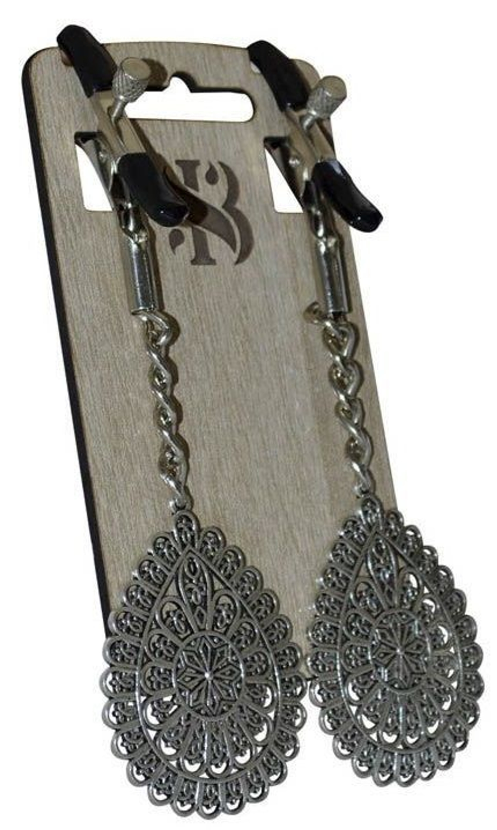 Зажимы на соски с декоративными подвесками "Восток"