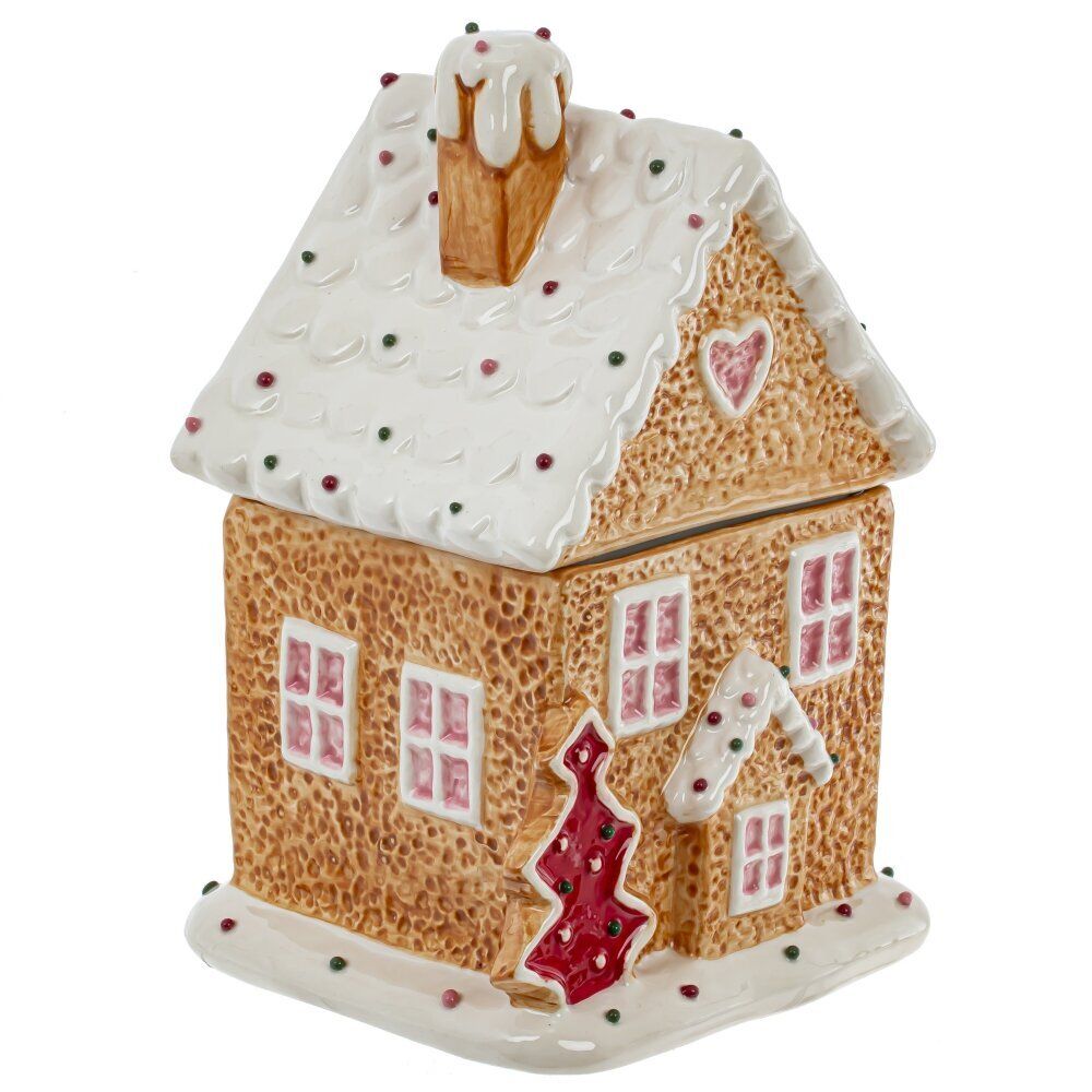 GAEM Конфетница "Пряничный дом", 950 мл, L14 W12 H21,5 см, 2в.