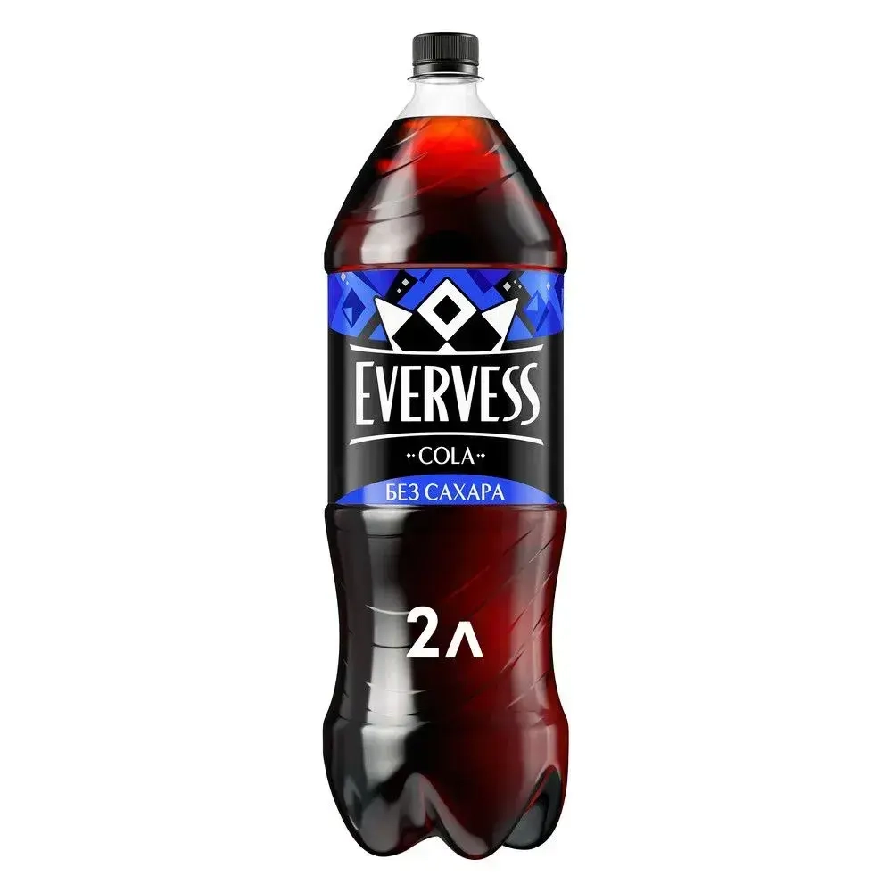 Газированный напиток Evervess Cola Без саxара, 2 л