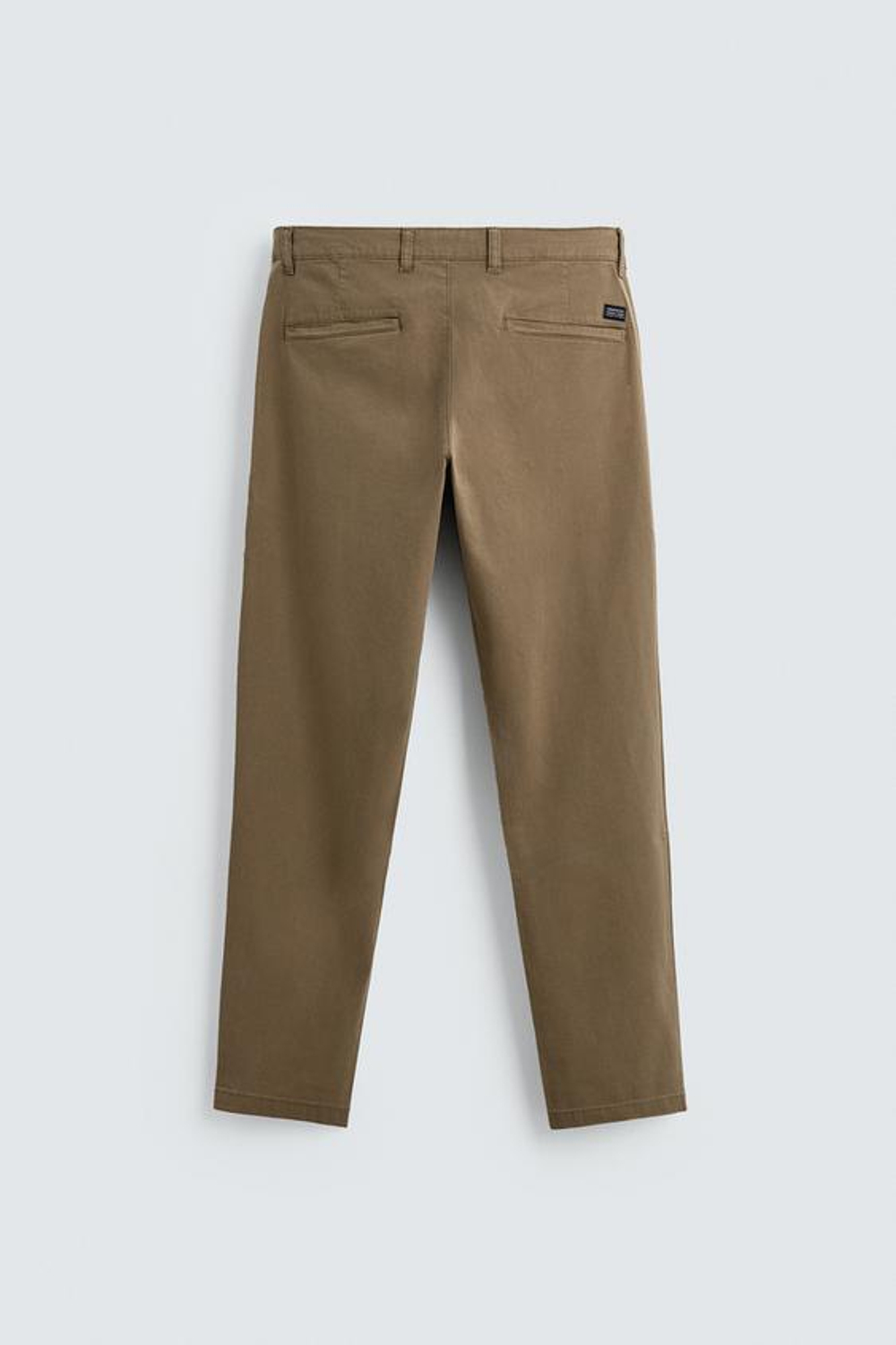 ZARA БРЮКИ ЧИНОС SKINNY FIT, ТЕМНЫЙ РЫЖЕВАТО-КОРИЧНЕВЫЙ