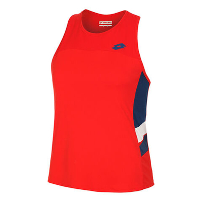 Женская теннисная майка Lotto Squadra III Tank Top Women - Red