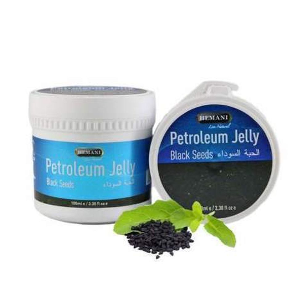 Крем на основе вазелина Hemani Petroleum Jelly Black Seeds Черный тмин 100 мл