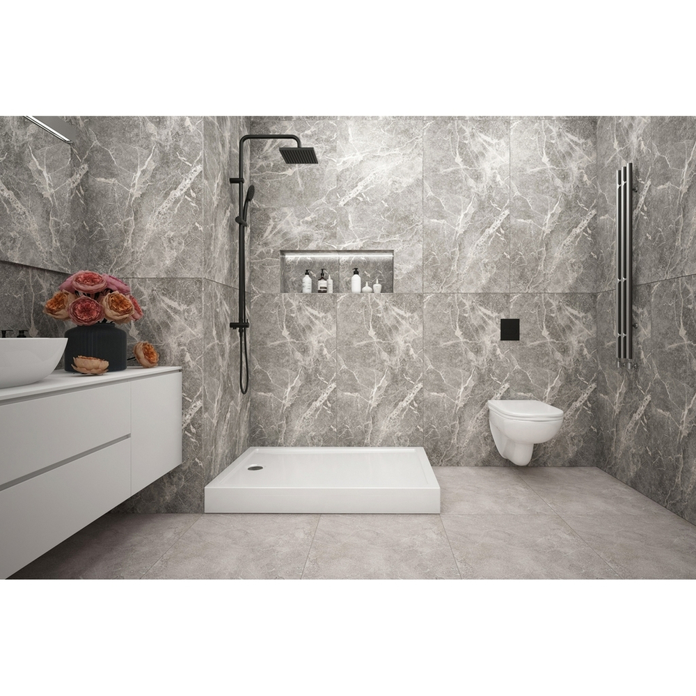 Поддон прямоугольный  1,2*0,8*0,02 "Universal PRO N"акрил d 90 (каркас+экран) выс.13 см