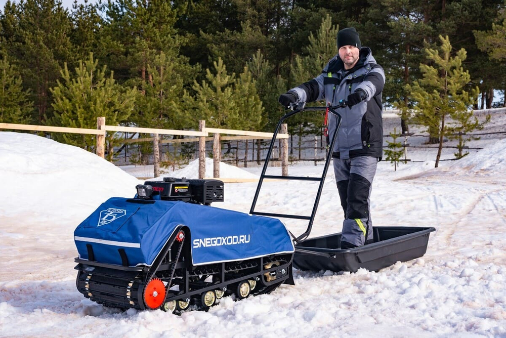 Мотобуксировщик БУРЛАК-М Опти-3 15 л.с.
