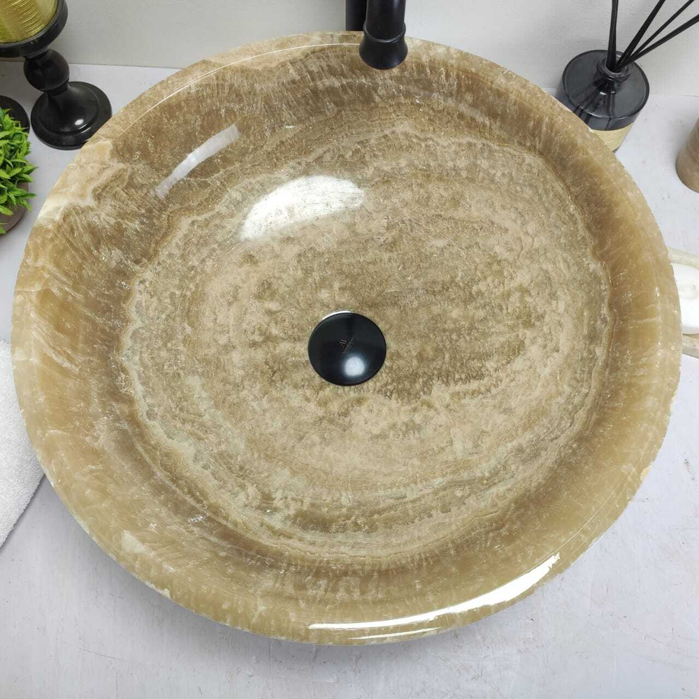 Раковина из оникса Bowl Sunset TinLip BO-60592 45*45*15