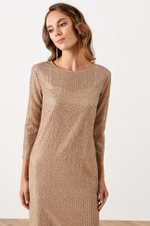 51543 Платье женское (пепельно-бежевый)