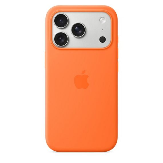 Чехол Apple Silicone Case для iPhone 17 Pro с MagSafe (MGFE4) Orange