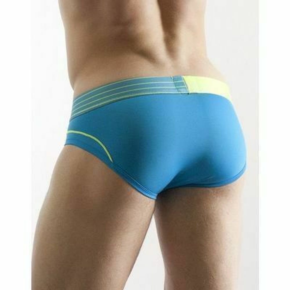 Мужские трусы брифы голубые 2xist Fattish Blue Brief XIS0016