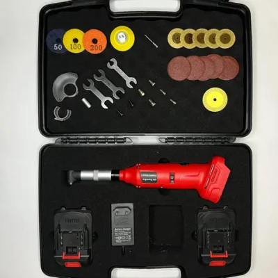 Аккумуляторный угловой гравер бормашина с усиленным валом и регулировкой оборотов