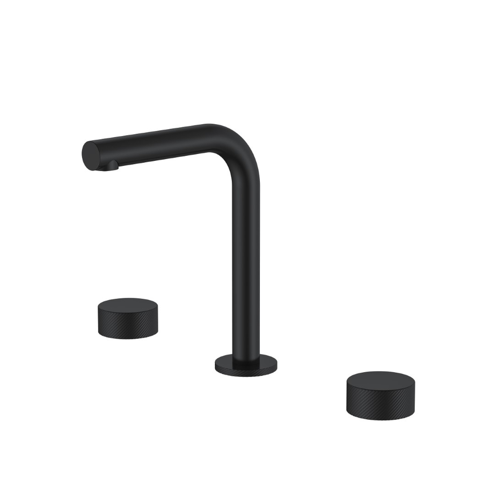 Смеситель на столешницу STICK SPIRALE на 3 отв. BLACK