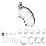 Прозрачный мужской пояс верности Model 02 Chastity (Цвет: прозрачный)