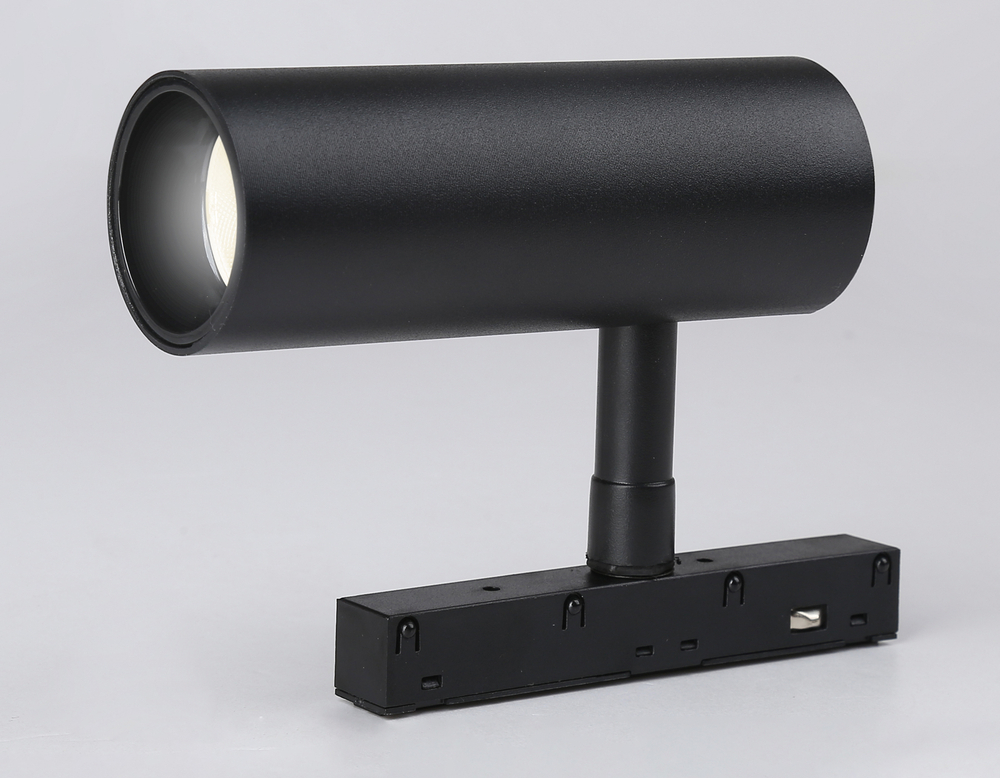 Светильник светодиодный для шинопровода Magnetic GL3823 BK черный IP20 10W 4200K 48V 24° D47*128