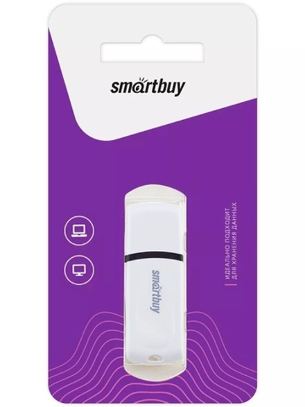 Флешка 128-GB SMART-BUY Berry белый