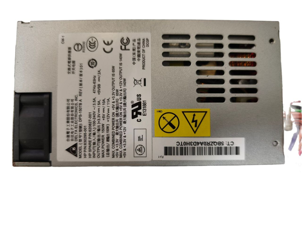 Блок питания HP FSP 1U, 150 Вт, DPS-150TB A 630295-001 620827-001