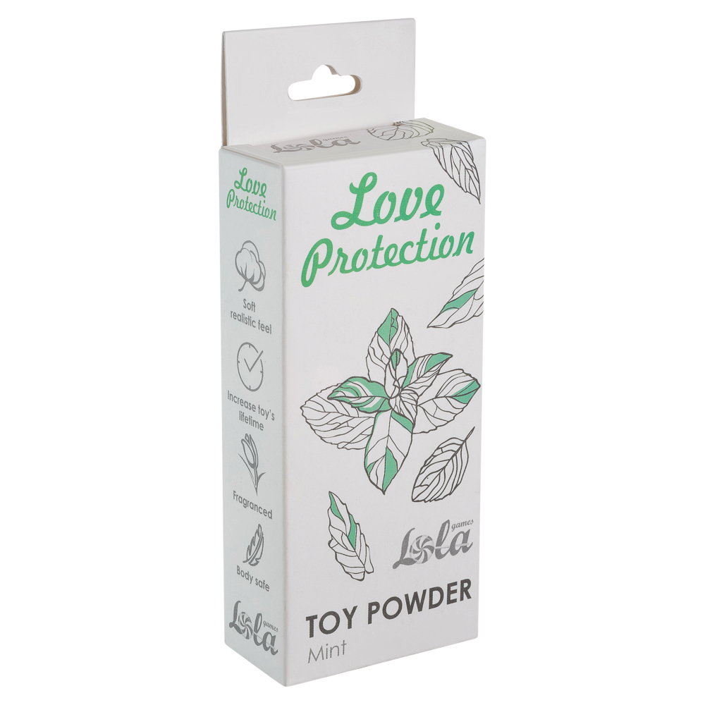 Пудра для игрушек ароматизированная Love Protection Мята 15гр