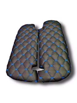 Чехлы на козырьки Лада Гранта, Калина, Датсун (синий Рубин)