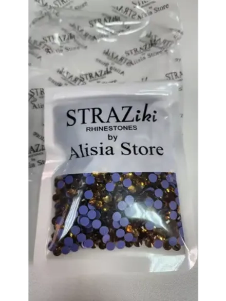 Стразы термоклеевые стекло ss20 Lt.C.Topaz