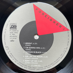 Винтажная виниловая пластинка LP Foreigner 4 (Япония 1981) (Оби) Urgent