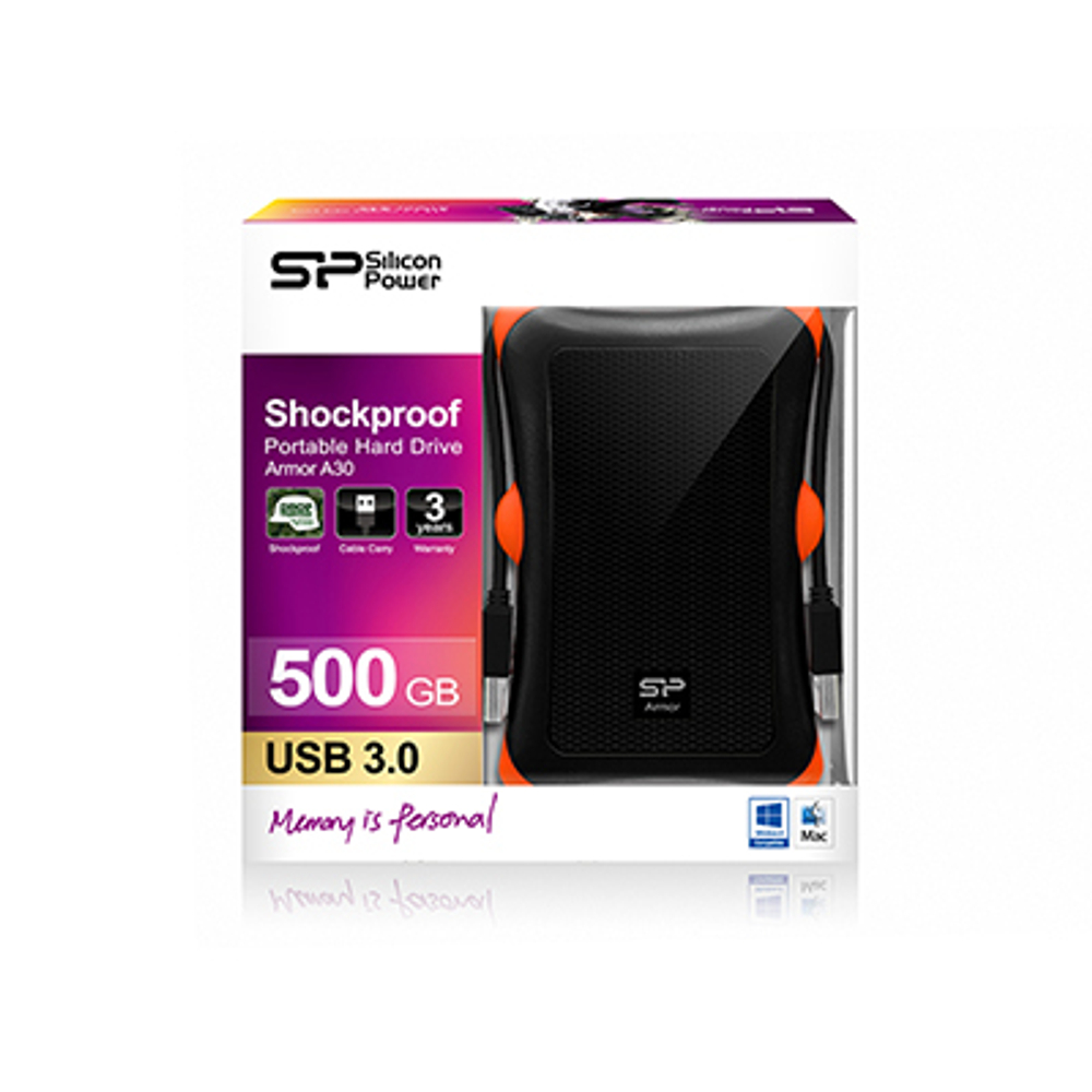 Внешний диск HDD 2.5'' Silicon Power SP010TBPHDA30S3K
