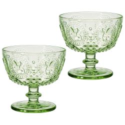 НАБОР КРЕМАНОК "SUNDAY" GREEN 2ШТ/11*11*10,5 СМ