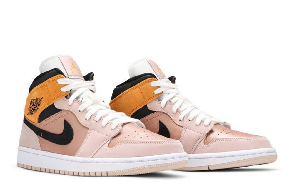 Кроссовки Jordan Air Jordan 1 Mid Se "Particle Beige" (Женская размерная сетка)