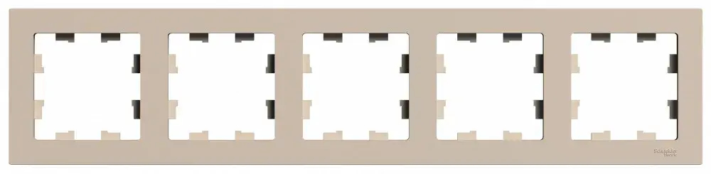 ATLASDESIGN 5-постовая РАМКА, универсальная, ПЕСОЧНЫЙ