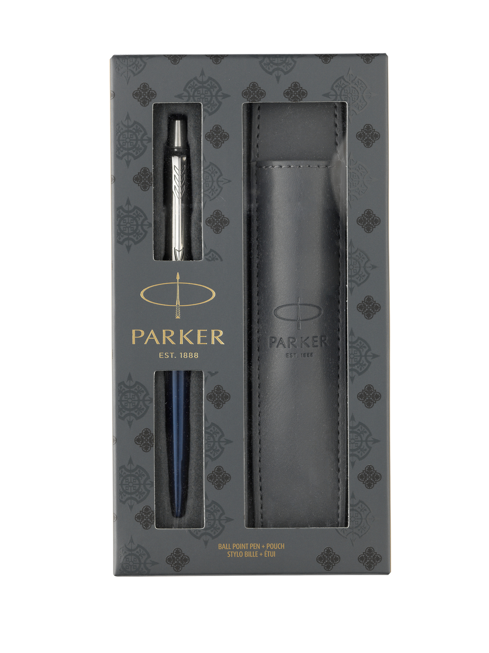 Набор: чехол + шариковая ручка Parker Jotter Core K63, Royal Blue CT