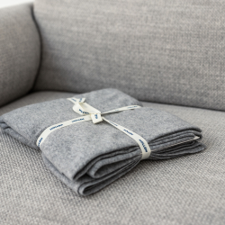 Плед кашемировый 140x190 Mollen серый