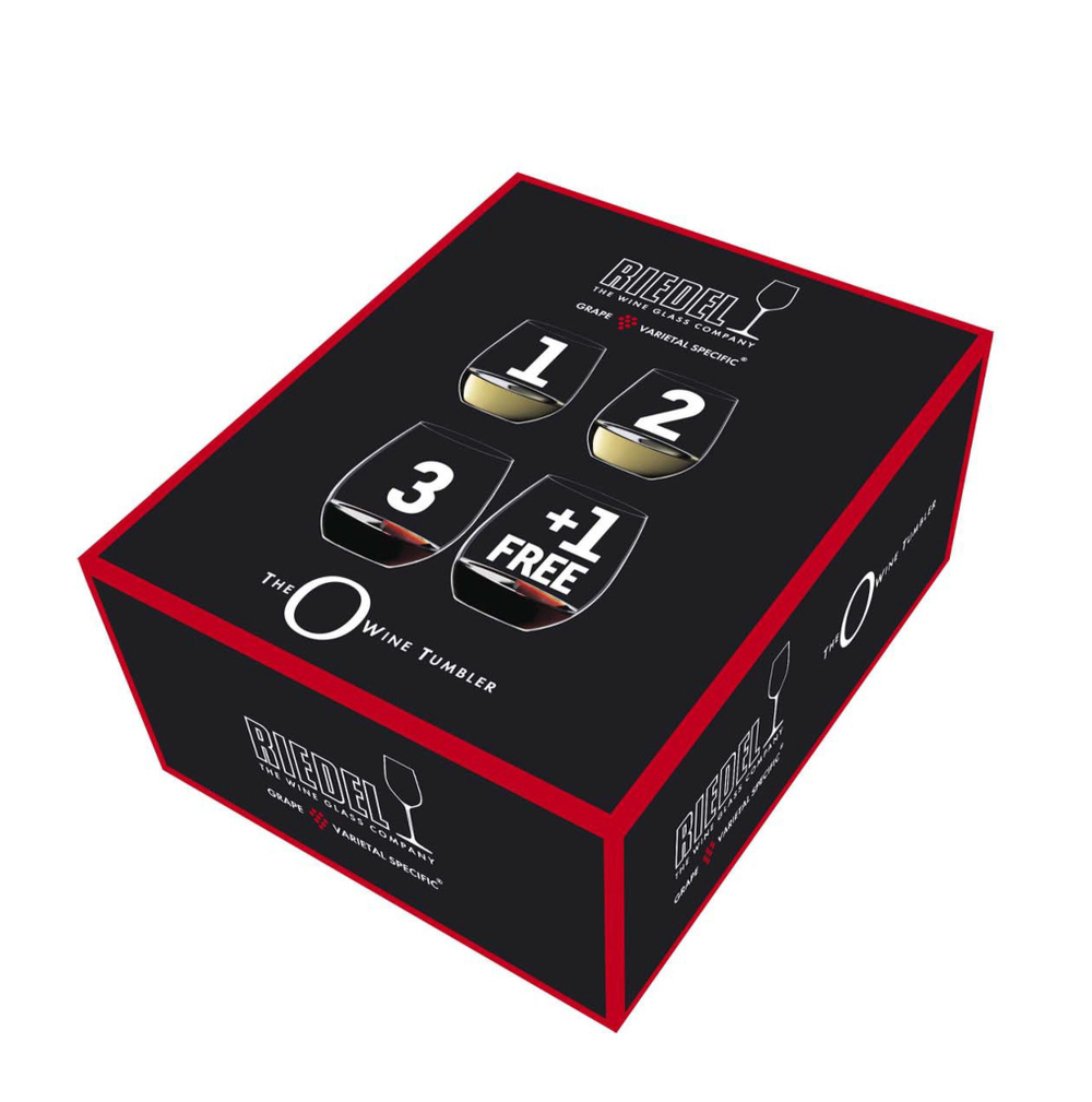 Набор бокалов для вина 4шт Riedel O Buy 3 Get 4 Cabernet-Viognier Австрия упаковка