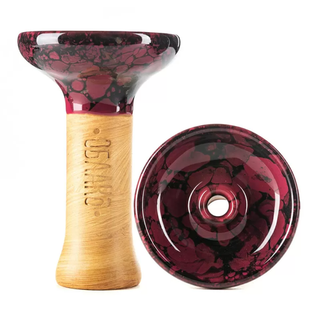 Купить Чаша Облако Phunnel M Glaze Top - Черно бордовый мрамор