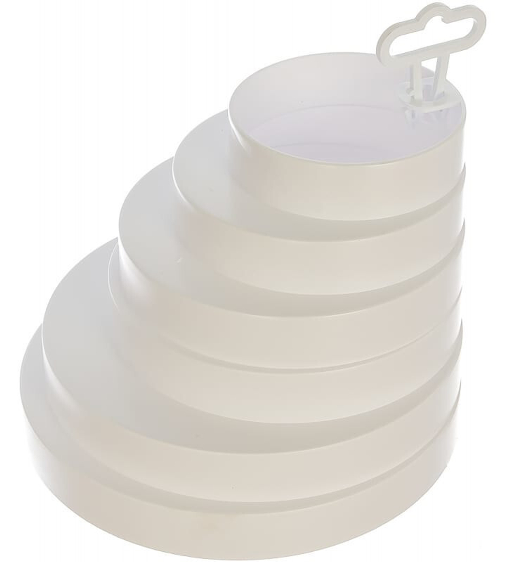 Соединитель универсальный эксцентриковый ПВХ воздуховодов D160/150/125/120/100/80